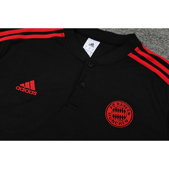 Camiseta Polo del Bayern Munich 22-23 Negro - Haga un click en la imagen para cerrar